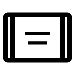 Aod Tablet Icon from Outlined Line - Material Symbols Set