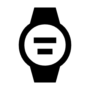 Aod Watch Fill Icon from Outlined Fill - Material Symbols Set