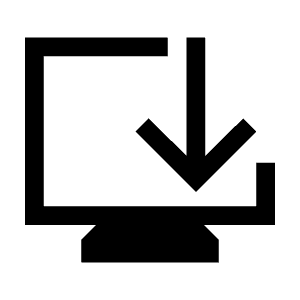 Browser Updated Icon from Sharp Line - Material Symbols Set