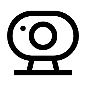 Camera Video Icon from Outlined Line - Material Symbols Set