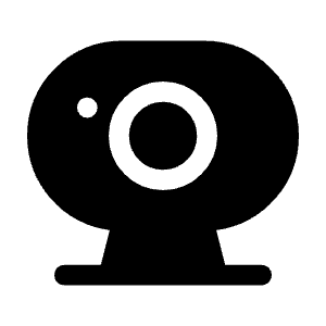 Camera Video Fill Icon from Rounded Fill - Material Symbols Set
