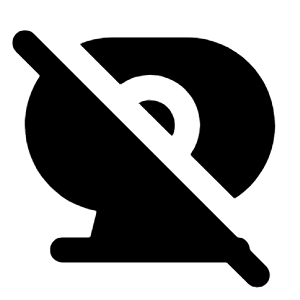 Camera Video Off Fill Icon from Rounded Fill - Material Pro Free Set