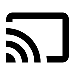 Cast Icon from Material Pro Line Set