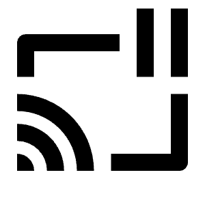 Cast Pause Icon from Outlined Line - Material Pro Free Set