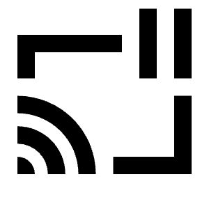 Cast Pause Icon from Sharp Line - Material Pro Free Set