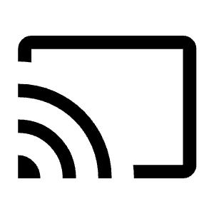Cast Icon from Outlined Line - Material Symbols Set