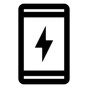 Charging Station Icon from Outlined Line - Material Symbols Set