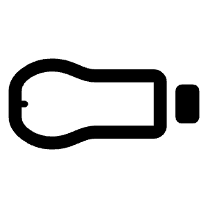 Chromecast Device Icon from Rounded Line - Material Symbols Set