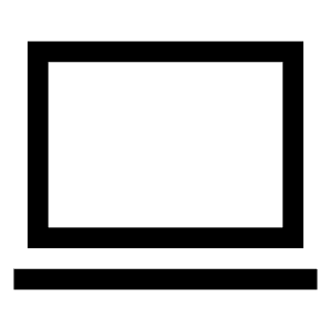 Computer Icon from Sharp Line - Material Symbols Set