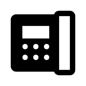 Deskphone Fill Icon from Outlined Fill - Material Symbols Set