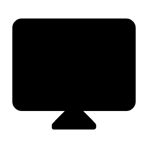 Desktop Mac Fill Icon from Rounded Fill - Material Symbols Set