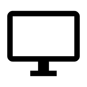 Desktop Windows Icon from Outlined Line - Material Symbols Set