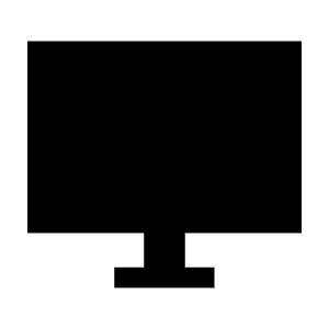 Desktop Windows Fill Icon from Sharp Fill - Material Symbols Set