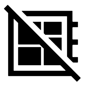 Developer Board Off Icon from Sharp Line - Material Symbols Set