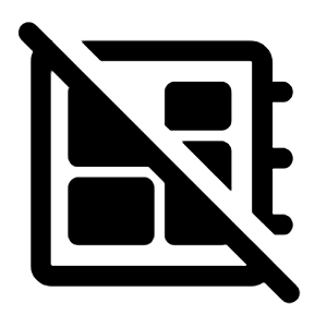 Developer Board Off Icon from Rounded Line - Material Symbols Set