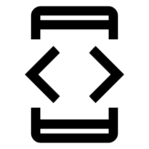 Developer Mode Icon from Outlined Line - Material Symbols Set