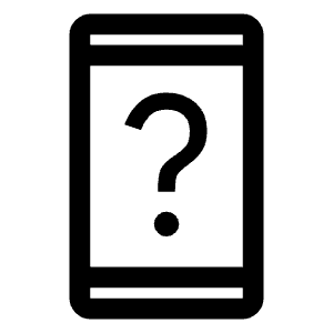 Device Unknown Icon from Outlined Line - Material Symbols Set
