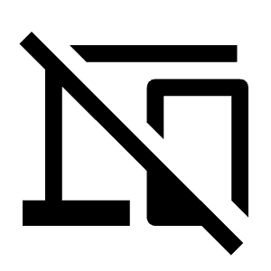 Devices Off Icon from Outlined Line - Material Symbols Set