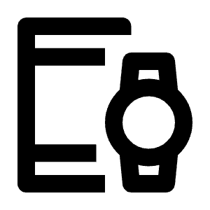 Devices Wearables Icon from Outlined Line - Material Pro Free Set