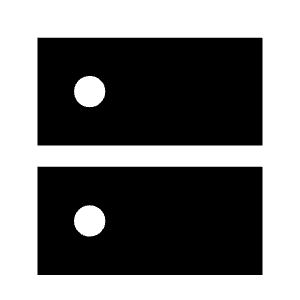 Dns Fill Icon from Sharp Fill - Material Symbols Set