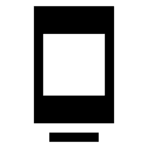 Dock Fill Icon from Sharp Fill - Material Symbols Set