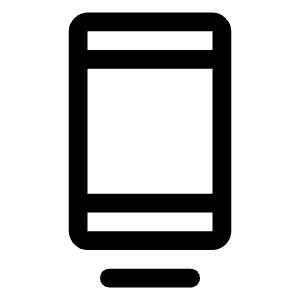 Dock Icon from Rounded Line - Material Symbols Set