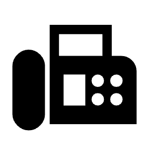 Fax Fill Icon from Outlined Fill - Material Symbols Set