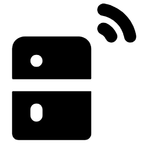 Fridge Wireless Fill Icon from Rounded Fill - Material Pro Free Set