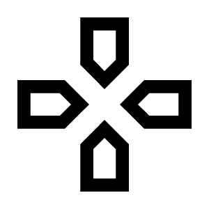 Gamepad Icon from Outlined Line - Material Symbols Set