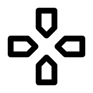 Gamepad Icon from Rounded Line - Material Symbols Set