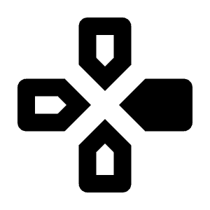Gamepad Right Icon from Outlined Line - Streamline Material Free Set