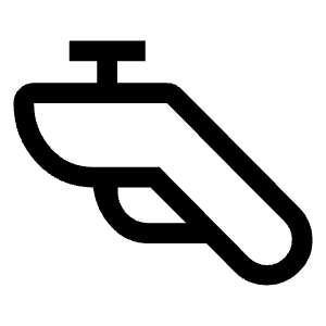 Handheld Controller Icon from Outlined Line - Material Symbols Set