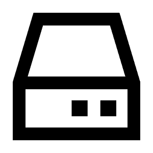 Hard Drive 2 Icon from Sharp Line - Material Pro Free Set