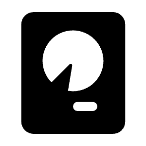 Harddisk Fill Icon from Rounded Fill - Material Pro Free Set