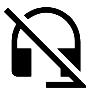 Headset Off Fill Icon from Outlined Fill - Material Symbols Set
