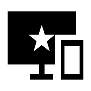 Important Devices Fill Icon from Sharp Fill - Material Symbols Set