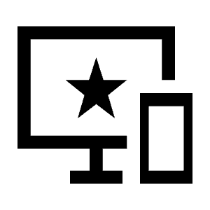 Important Devices Icon from Sharp Line - Material Symbols Set
