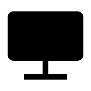 Jamboard Kiosk Fill Icon from Outlined Fill - Material Symbols Set