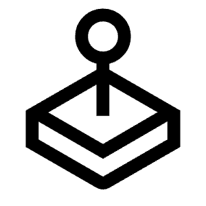 Joystick Icon from Sharp Line - Material Symbols Set