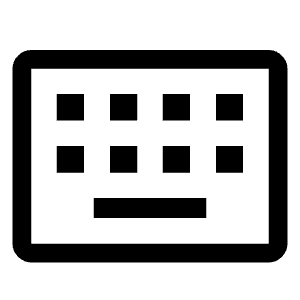 Keyboard Alt Icon from Outlined Line - Material Symbols Set