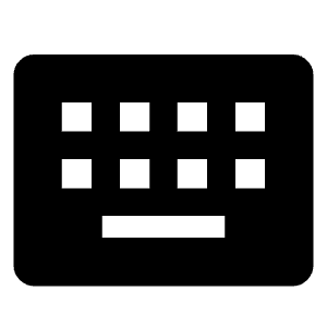 Keyboard Alt Fill Icon from Outlined Fill - Material Symbols Set