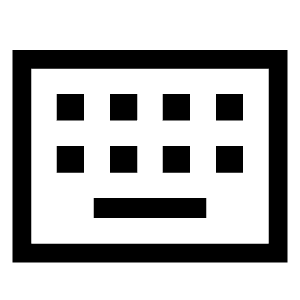 Keyboard Alt Icon from Sharp Line - Material Symbols Set