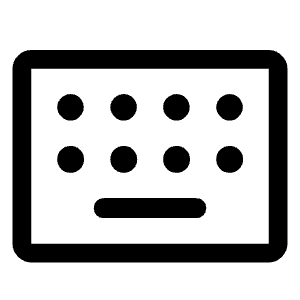 Keyboard Alt Icon from Rounded Line - Material Symbols Set