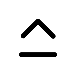 Keyboard Capslock Icon from Rounded Line - Material Symbols Set