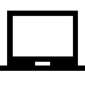 Laptop Chromebook Icon from Outlined Line - Material Symbols Set