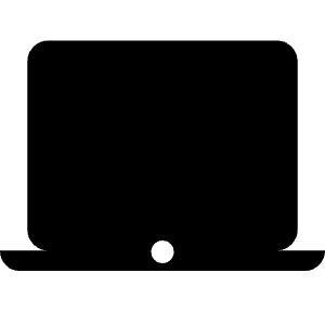 Laptop Mac Fill Icon from Outlined Fill - Material Symbols Set