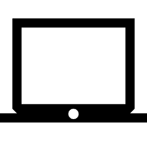 Laptop Mac Icon from Sharp Line - Material Symbols Set