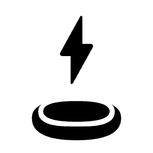 Lightning Stand Fill Icon from Rounded Fill - Material Symbols Set