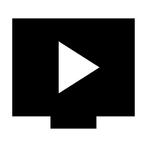 Live Tv Fill Icon from Sharp Fill - Material Symbols Set