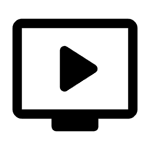 Live Tv Icon from Rounded Line - Material Symbols Set
